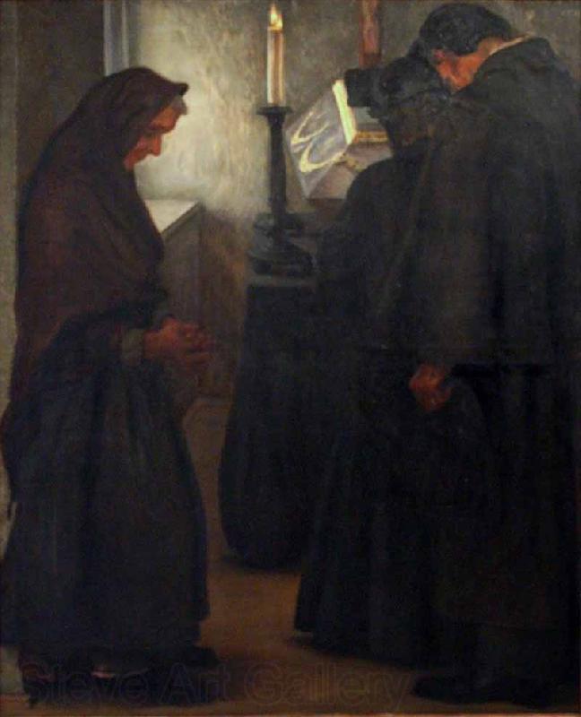 Karel Myslbek In the Mortuary Germany oil painting art